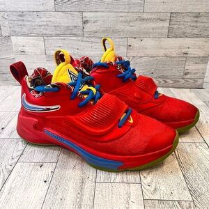 Nike Red and Blue Kids Sneakers
